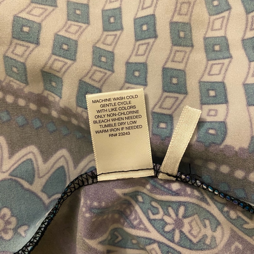 New York & Company Blue and Black Midi Dress - Picture 16 of 16